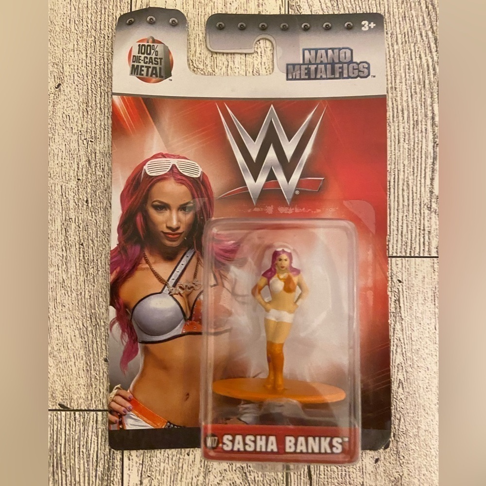 Nano Metalfigs WWE Sasha Banks W17 Die-Cast Metal Jada Toys